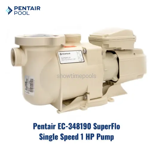 Pentair EC-348190 SuperFlo Single Speed 1 HP Pump